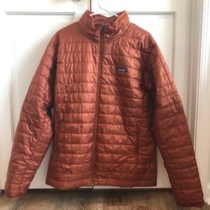NWT Men’s Patagonia Nano Puff Jacket Barn Red L